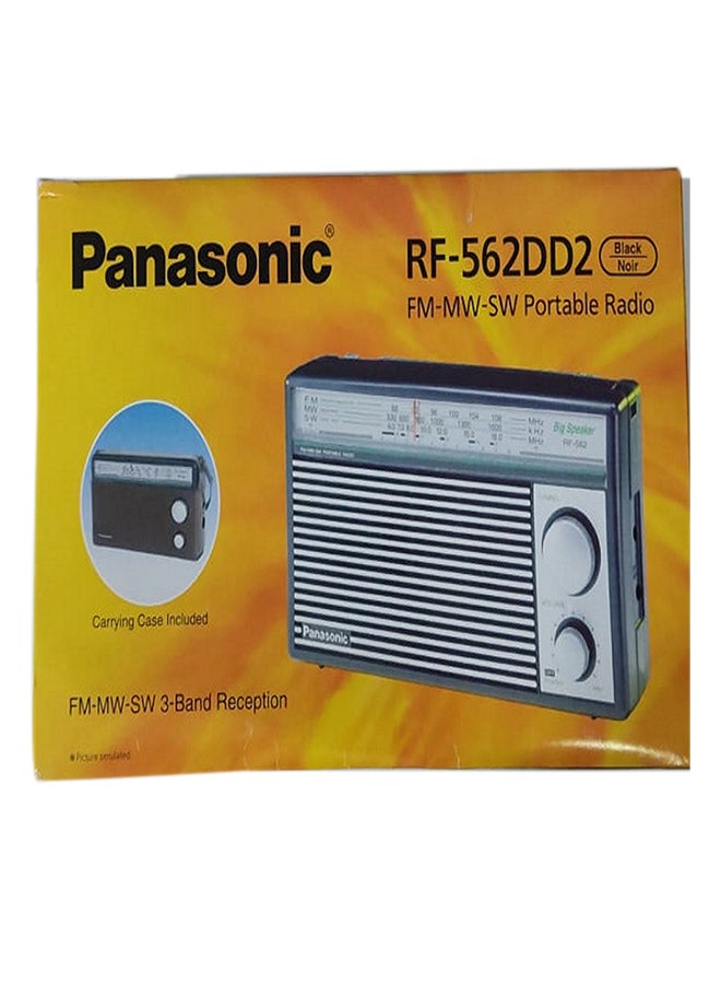 باناسونيك راديو محمول بـ3 نطاقات FM/ ‏MW/ ‏SW RF-562DD2GSK أسود/ أبيض - Image 2