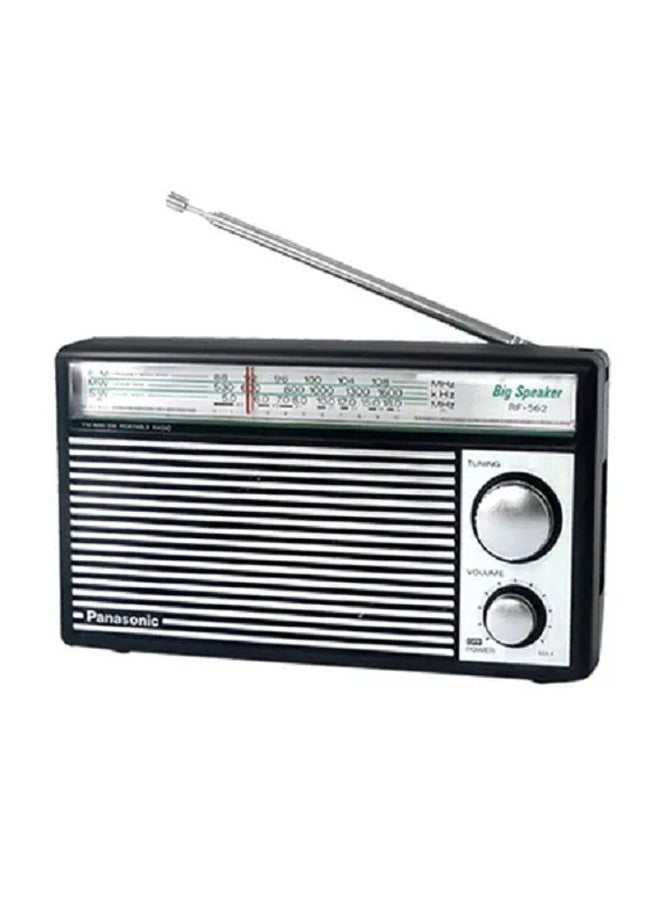باناسونيك راديو محمول بـ3 نطاقات FM/ ‏MW/ ‏SW RF-562DD2GSK أسود/ أبيض - Image 1