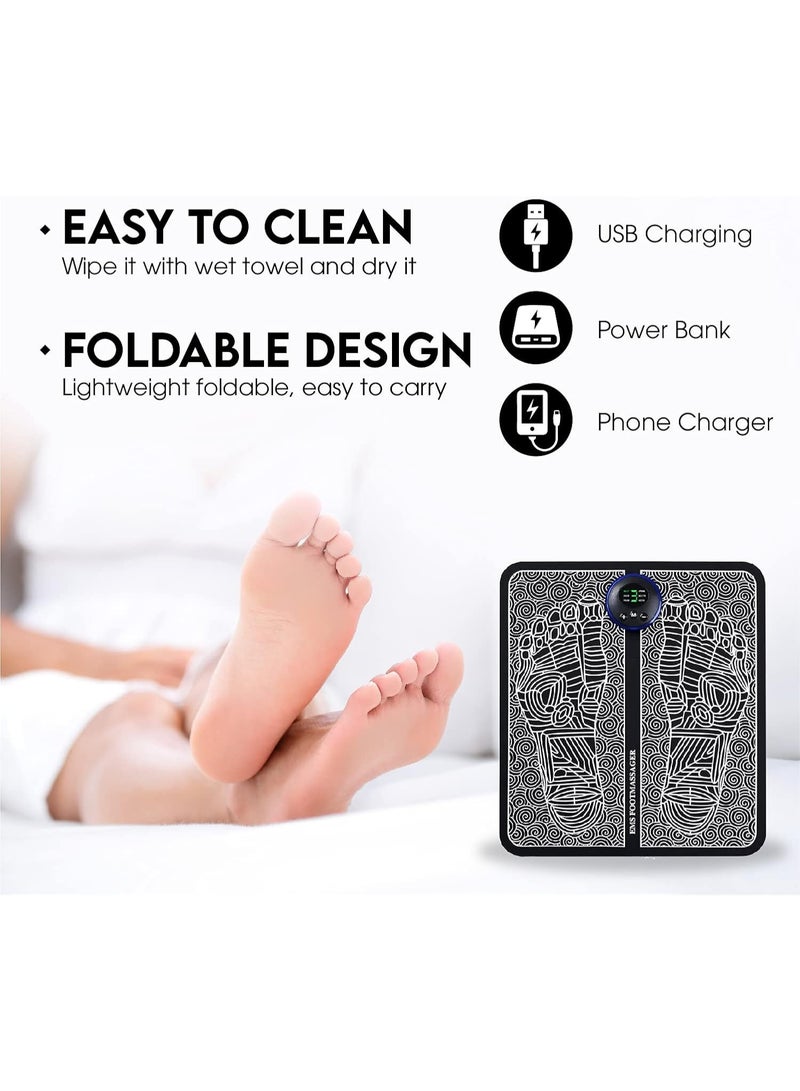 Electric foot massager with microcurrent intensity control, ideal for aching feet and tired legs. Corded.-279 - Image 3