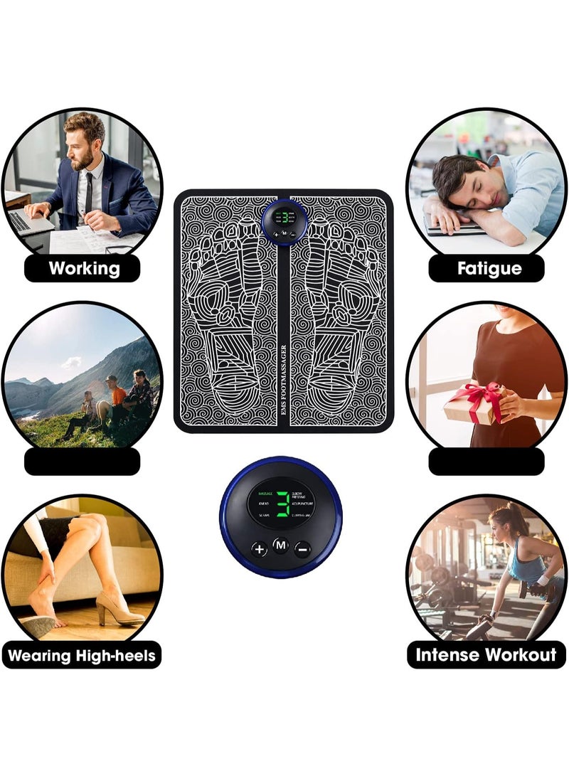 Electric foot massager with microcurrent intensity control, ideal for aching feet and tired legs. Corded.-279 - Image 5