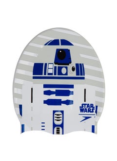 speedo R2D2 Slogan Print Swimming Cap White  - Image 2