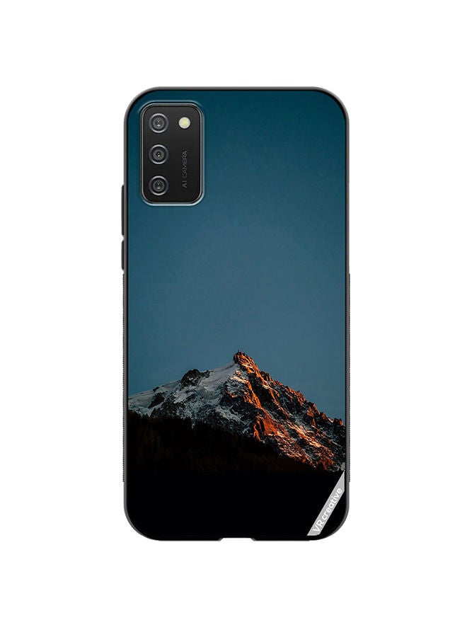 VR CREATIVE Protective Case Cover For Samsung Galaxy A02s Mountain Design Multicolour - Image 1