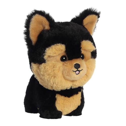 Aurora® Playful Teddy Pets™ Yorkie Stuffed Animal - Unique Design - Endless Play - Black 6.5 Inches - Image 5