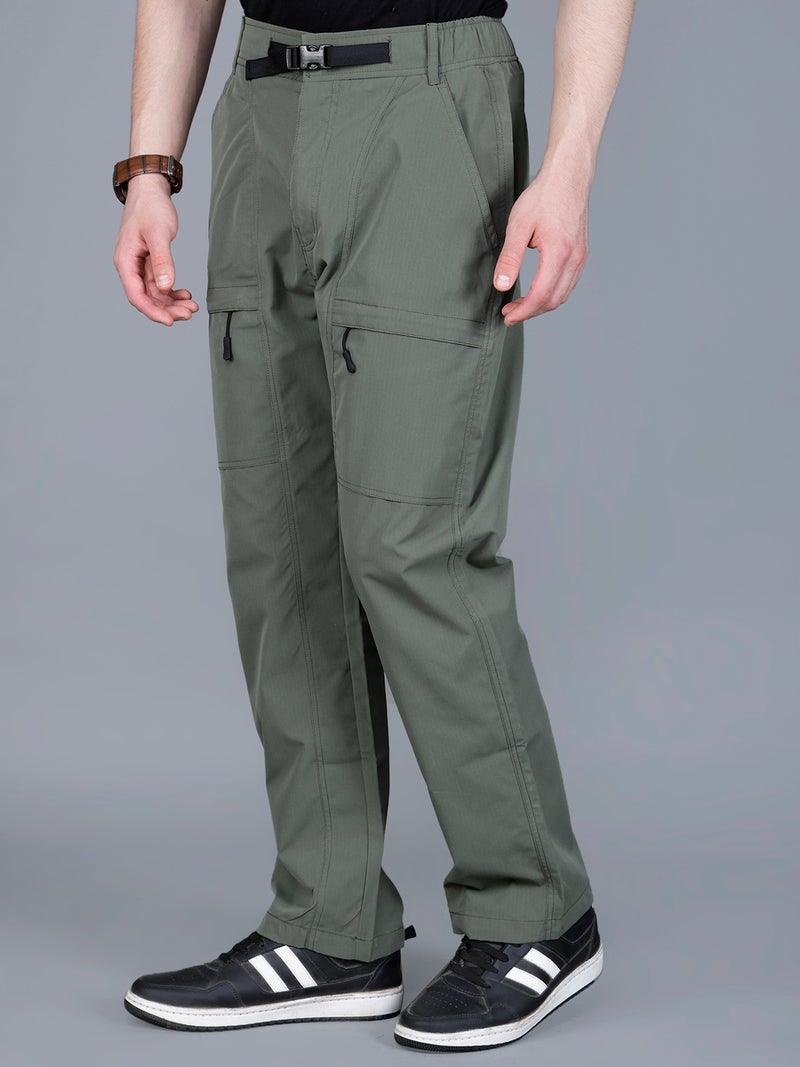 فورت كولينز بنطلون رجالي فورت كولينز بسحاب وجيوب شحن بقصة مريحة - Image 4