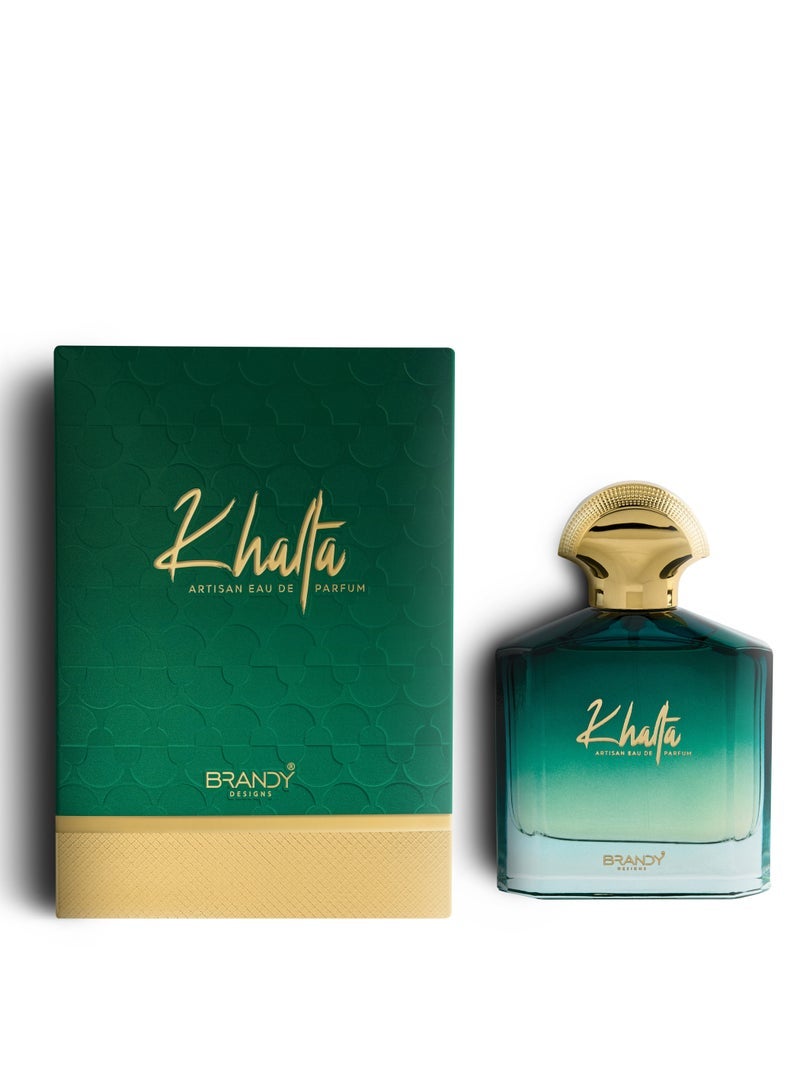 براندي ديزاينز عطر خالتا أو دو بارفان - 100 مل - عطر أنيق للرجال - رائحة تدوم طويلاً - مثالي للمناسبات الخاصة - استمتع بهدية مميزة وحصرية - Image 1
