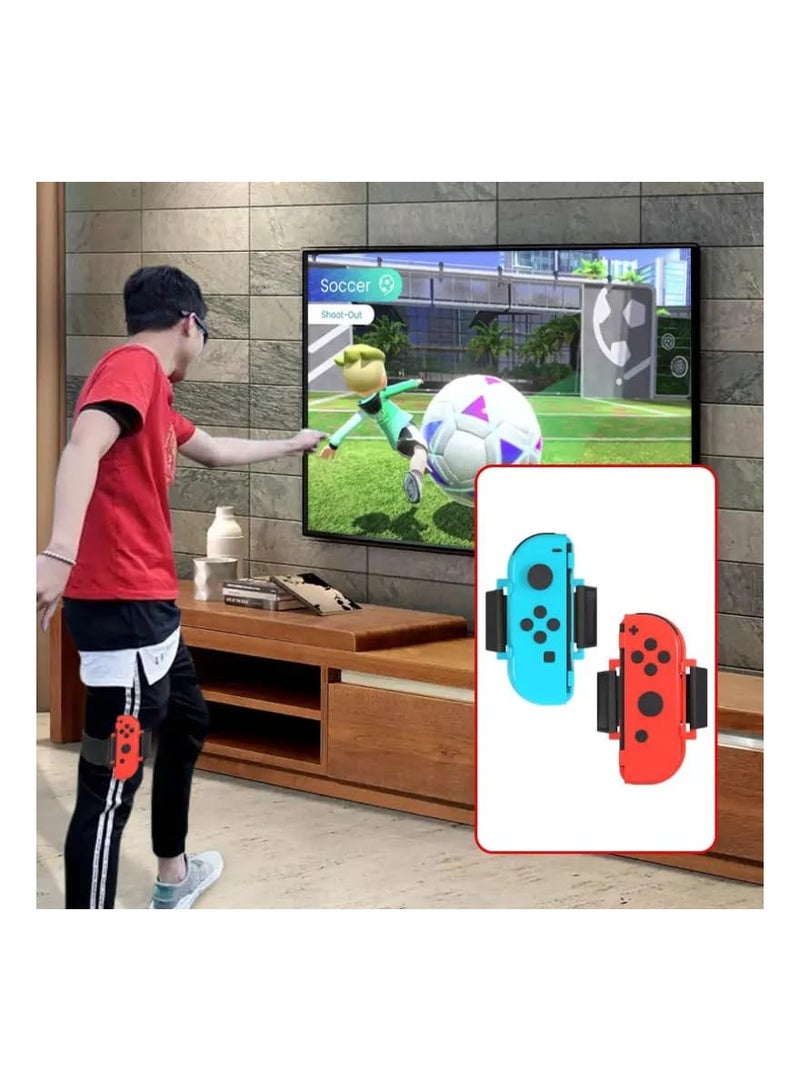 2024 Switch Sports Accessories Bundle - 16 in 1 Family Kit for Switch Sports Games, Includes Tennis Racket, Golf Club, Wheels, and Controller Grips, Compatible with Switch/Switch OLED. - Image 2