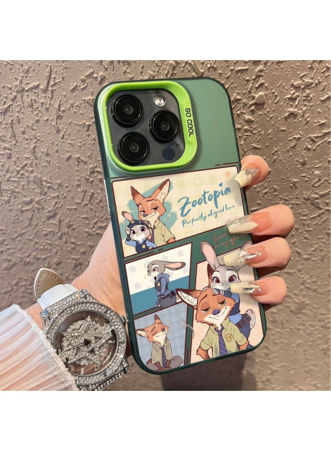 Couple Nick And Judy Suitable For Apple 17 Phone Case Iphone 17 Pro Cartoon Cute Style Protective Cover