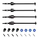 Treehobby 4Pcs Treehobby Steel Front Rear Drive Shaft CVD Driveshaft Dogbone Shafts Compatible with 110 Traxxas Slash 4X4 Rustler VXL 4x4 Stampede Hoss VXL 4X4 2WD RC Car - Image 4
