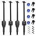 Treehobby 4Pcs Treehobby Steel Front Rear Drive Shaft CVD Driveshaft Dogbone Shafts Compatible with 110 Traxxas Slash 4X4 Rustler VXL 4x4 Stampede Hoss VXL 4X4 2WD RC Car - Image 3