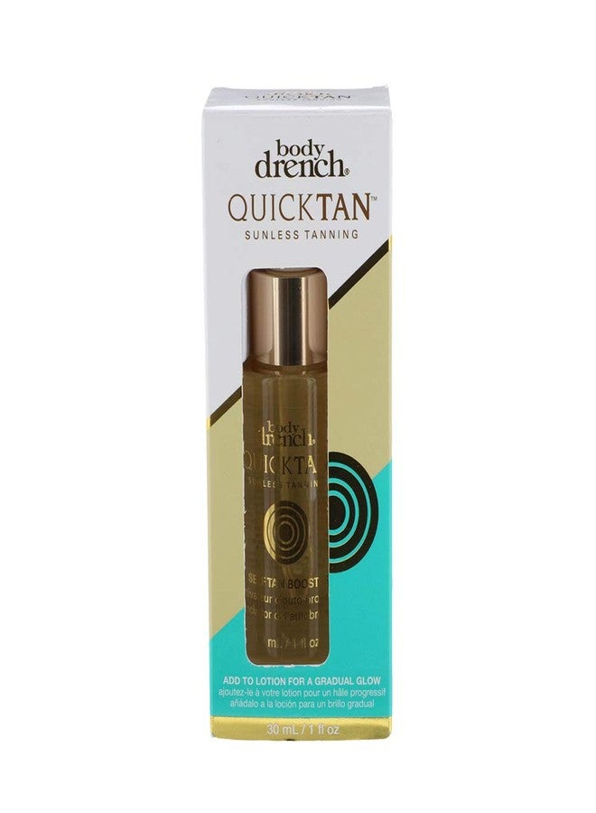 Body Drench Quick Tan Self Tanner Booster Drops - Add to Lotion for Gradual Glow, Sunless Self Tanning Enhancer for Face & Body, 1 fl oz - Image 1