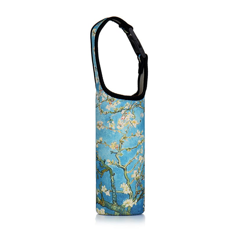 Insulated Cartoon Cup Sleeve Neoprene Simple Design Pear Flower 