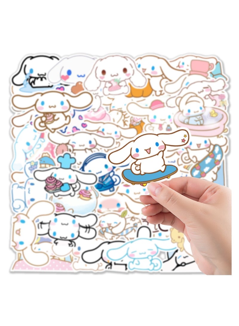 50-Piece Cinnamoroll Stickers Waterproof Cute Cartoon Vinyl Stickers for Laptop - Image 5