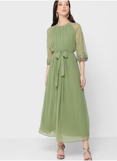 Khizana Embellished Sleeve A-Line Dress  - Image 4
