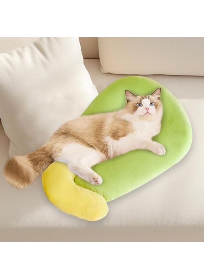 وسادة خضراء مهدئة لعبة جسم ناعم للكلاب والقطط الصغيرة حيوان أليف متعدد الوظائف - Image 4