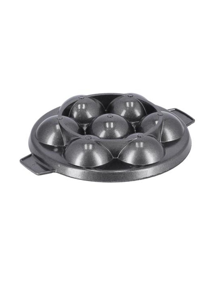 Royalford 7 Pits Aluminum Appam Maker Black - Image 2