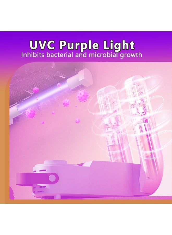 مجفف أحذية بلاستيكي أوتوماتيكي - سخان تعقيم كهربائي 2 في 1 | مجفف أحذية محمول صديق للبيئة - Image 4