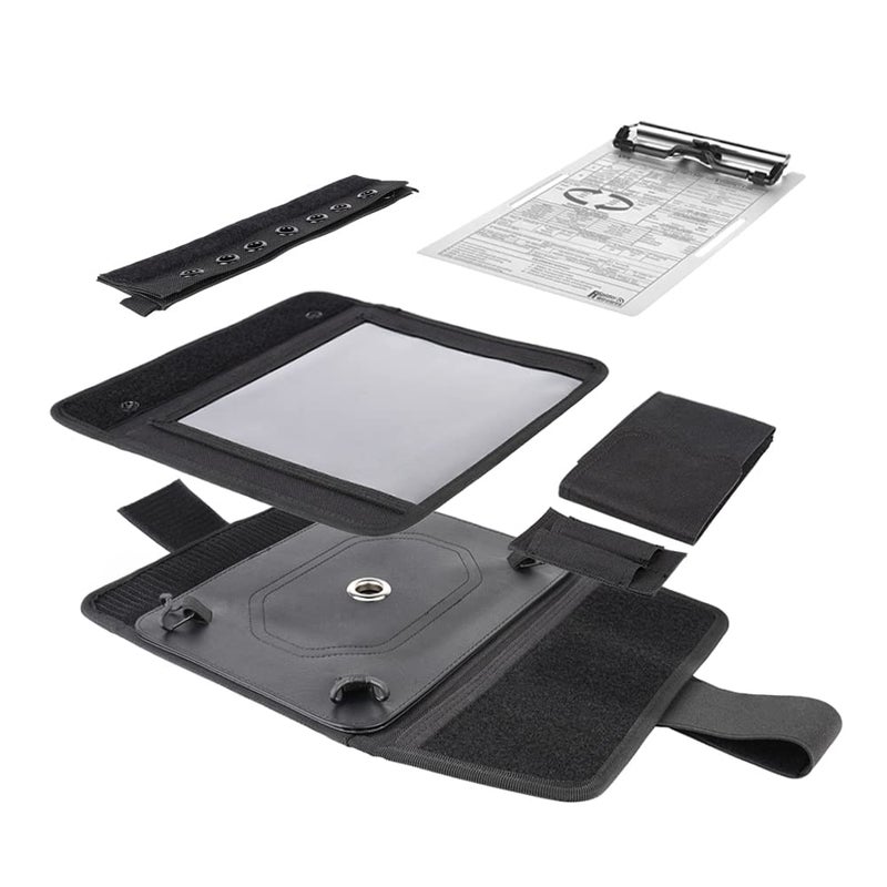 R SPIDER WIRELESS Pilot Kneeboard, Includes Aluminum Clipboard. Fits iPad Pro 9.7", 10.5", 11", iPad and iPad Air 1/2/3/4/5/6, and Any Other 9"-11" Tablets, Adjustable - Image 3