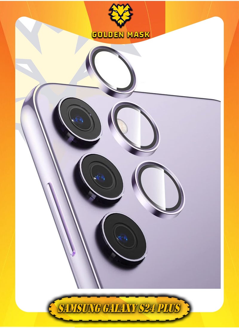 GOLDEN MASK - GOLDEN MASK For Samsung Galaxy S24 Plus  Screen Camera Lens Glass (Purple) - Image 1