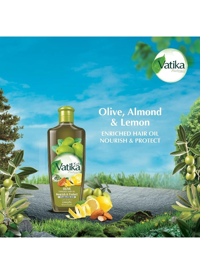 Vatika Naturals Olive Enriched Hair Oil - 300 ml - Image 3