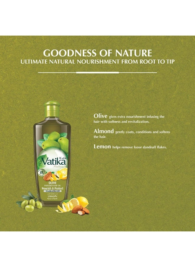 Vatika Naturals Olive Enriched Hair Oil - 300 ml - Image 4