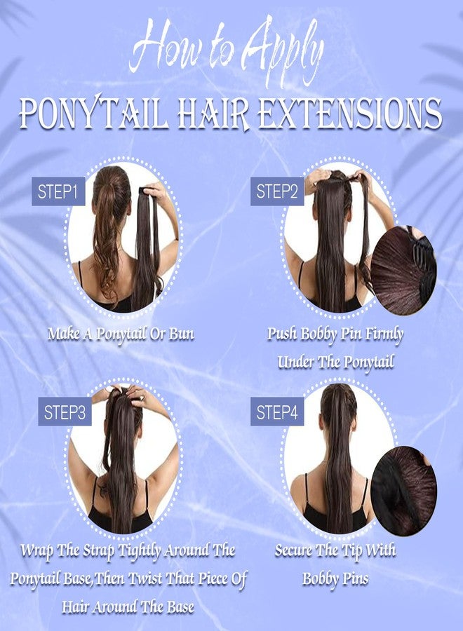 Full Shine Ponytail Clip on Hair Natural Black Hair Extension Ponytail Black Remy 70 Grams 14 Inch - Image 5