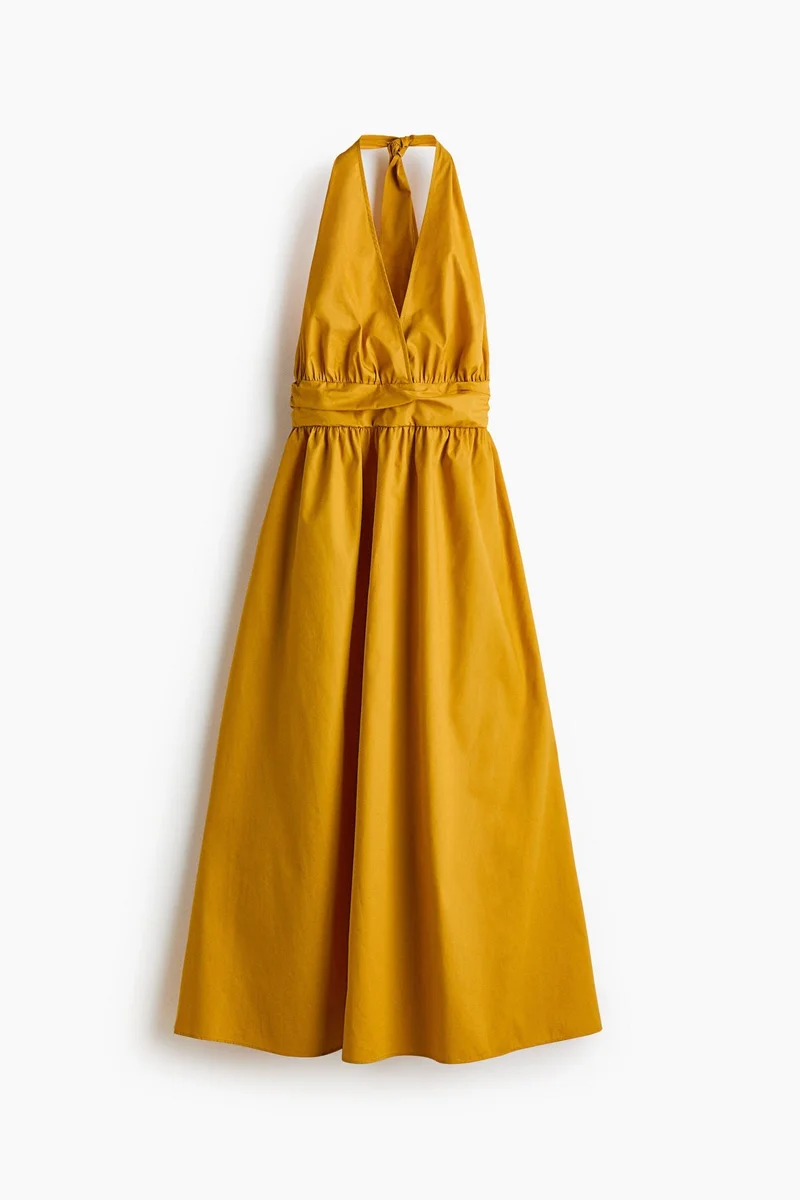 H&M  Cotton halterneck dress for Women | Best Price UAE