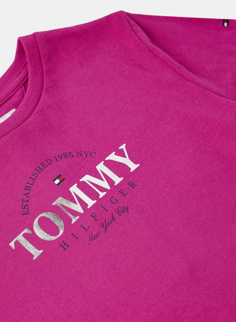 TOMMY HILFIGER Girls NYC Logo T-Shirt