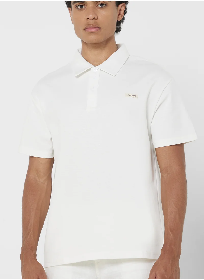 سفنتي فايف Polo Solid Shorts Sleeve T-Shirt