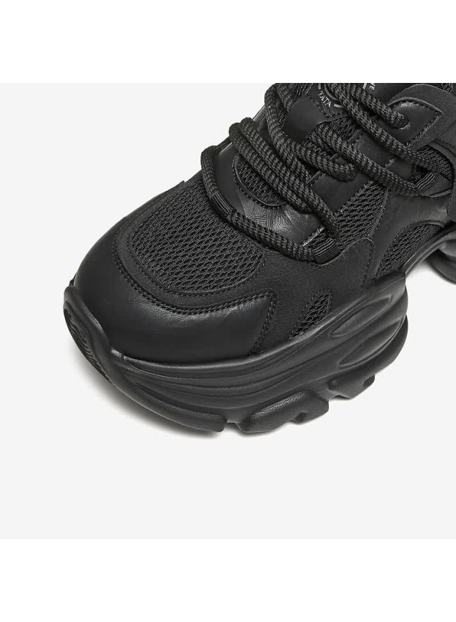 Tata Women's New Plush Dad Sneakers Fashion Casual Thick Sole Black Size 36 - Image 5