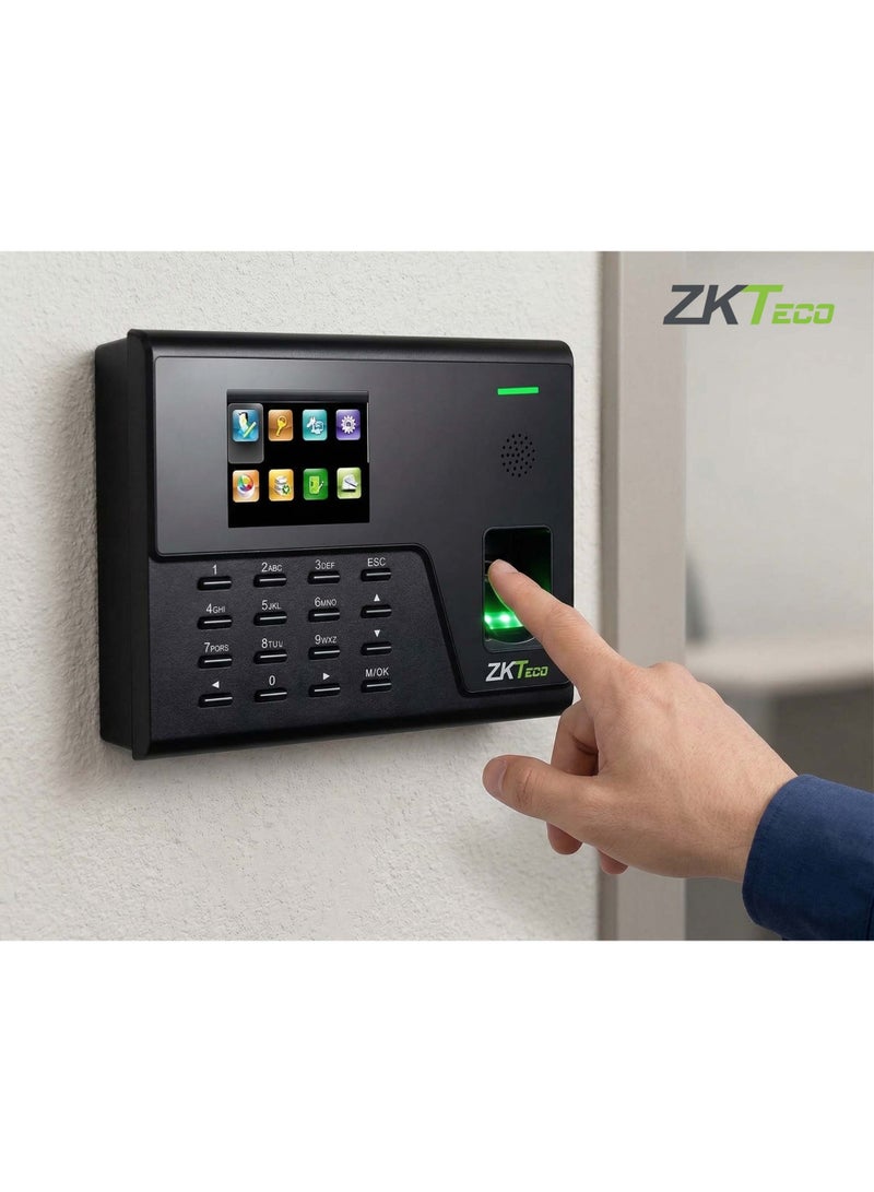 زد كيه تيكو جهاز الحضور والانصراف البيومتري ZKTeco UA760 | بصمة الإصبع + WiFi + Ethernet | يدعم حتى 3000 مستخدم | بطارية مدمجة | دبي | خدمة التركيب متاحة - Image 1