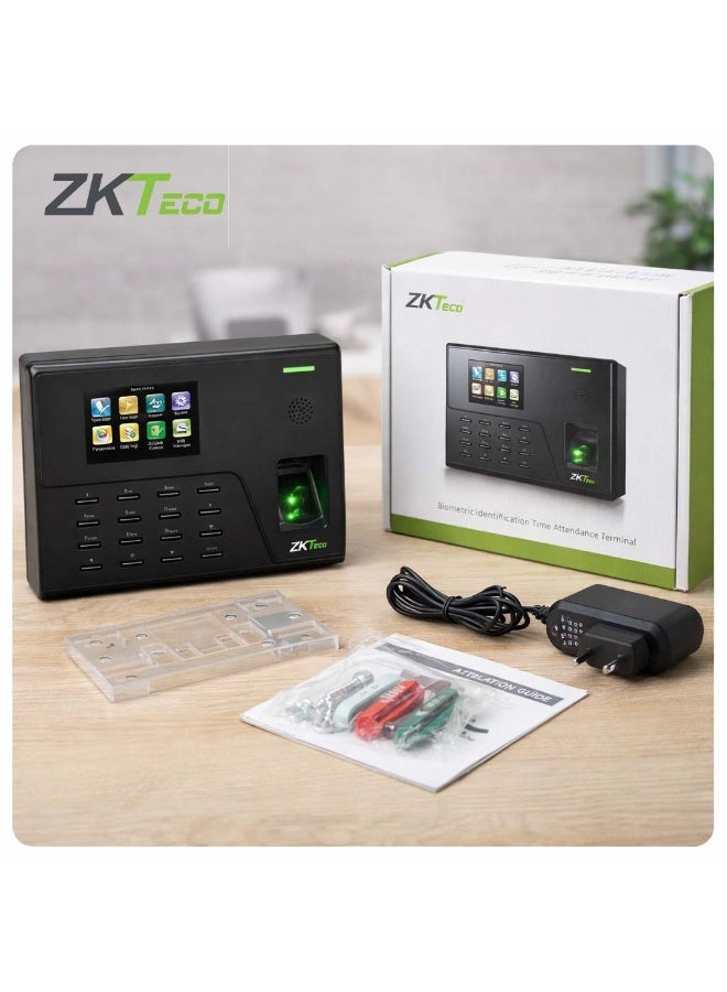 زد كيه تيكو جهاز الحضور والانصراف البيومتري ZKTeco UA760 | بصمة الإصبع + WiFi + Ethernet | يدعم حتى 3000 مستخدم | بطارية مدمجة | دبي | خدمة التركيب متاحة - Image 2