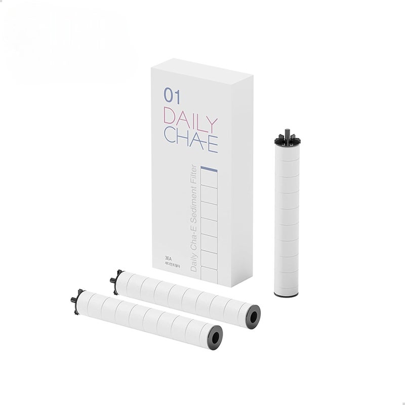 DailyCha-E Sediment Filter - Shower Filter to Remove Ultrafine Impurities of as Small as 5 Microns - Rust Removal - Anti Hair Loss - Image 1