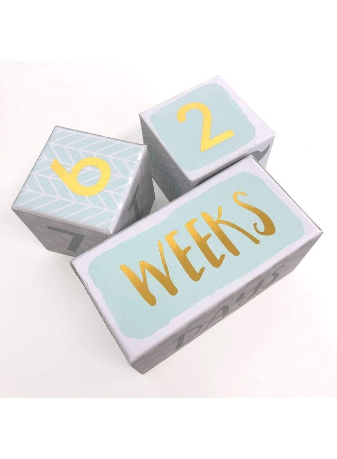 Baby Aspen My First Milestone Age Blocks - Image 5