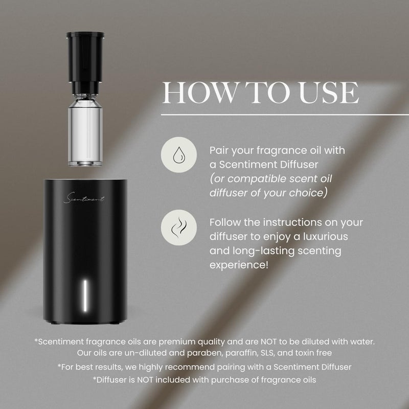 Scentiment Diffuser Oil - Ocean Breeze | Inspired by Five Star Hotels' Lobby Scent | Luxurious Scent with Notes of Bergamot, Lemon, Jasmine with Marine & Amber (50ml) - Image 5