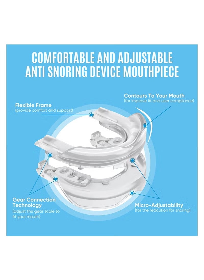 Healthy - Anti-snoring Mask, anti-snoring device to help stop snoring, snoring reduction solution, comfortable and adjustable for men/women. Give people a good night's sleep - Image 1