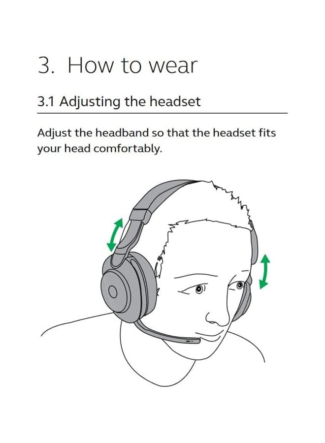 Jabra Evolve2 85 Wireless Headset – Bluetooth Stereo, Hybrid ANC, 10 Mics, 40mm Speakers, 37-Hour Battery, Dual Device Connectivity, Retractable Boom Mic, USB-C, UC Certified, Black | 28599-989-899 Black - Image 2