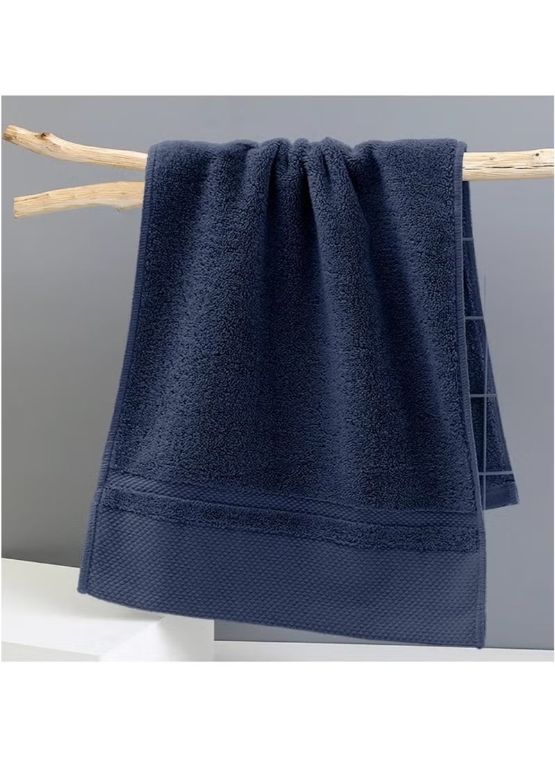 Huitich Hotel-Grade Cotton Bath Towel 70×140 cm, Blue (470g)  - Image 4