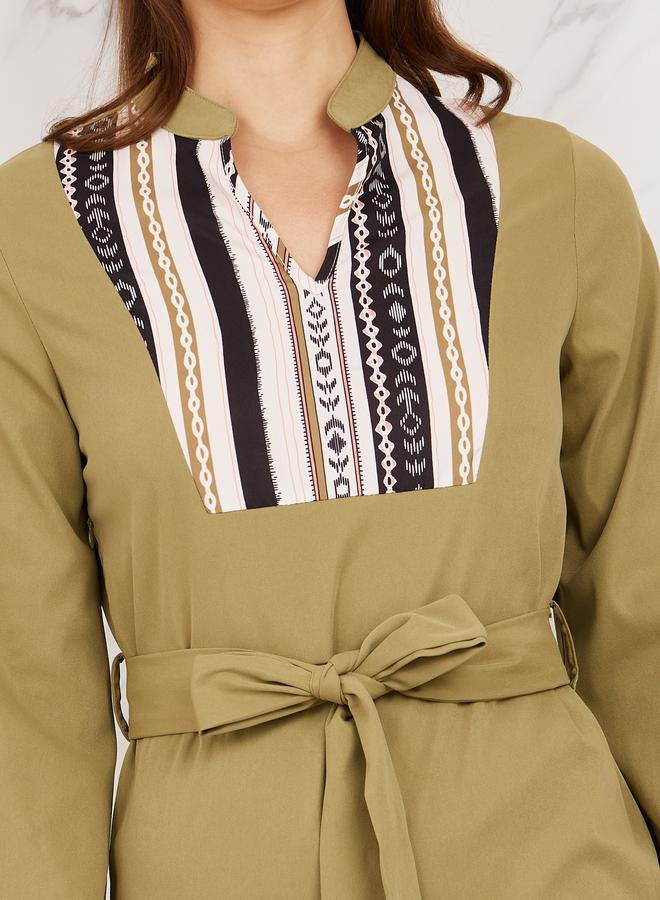 Styli Tiered Tassel Dress  - Image 3