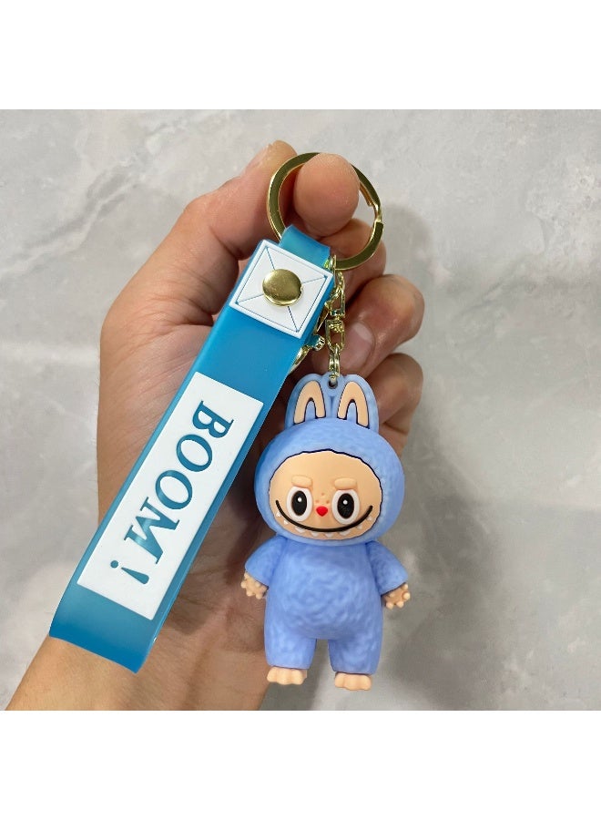 NIBEMINENT LABUBU Keychains, Cute Figurines, Student Schoolbag Pendants And Gifts 