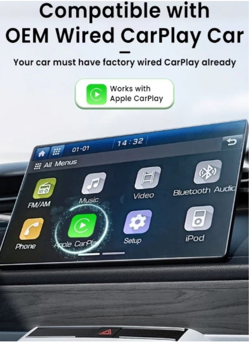 Original Wireless CarPlay Including HDMI Both Android & iPhone Car Radio Screen Mirroring - pzsku/Z18E2D8F4DD461D92F953Z/45/_/1717056603/9a1f2349-516a-4a44-8a8e-244ae6583648