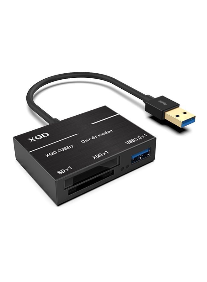 NIBEMINENT 3-In-1 Card Reader Black 