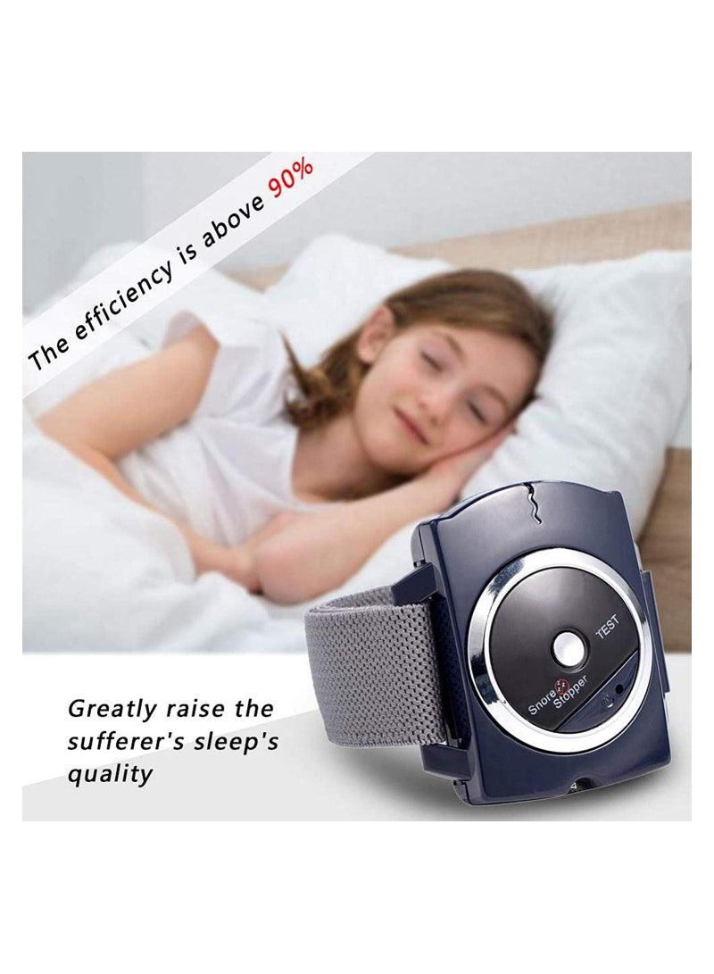 SYOSI Anti Snoring Wristband, Sleep Anti Snoring Bracelet, Smart Snore Stopper Stop Snoring Biosensor Patch Help Wristband Watch Sleeping Aid, Snore Stopper Wristband Watch for Men and Women Improve Sleep - Image 3