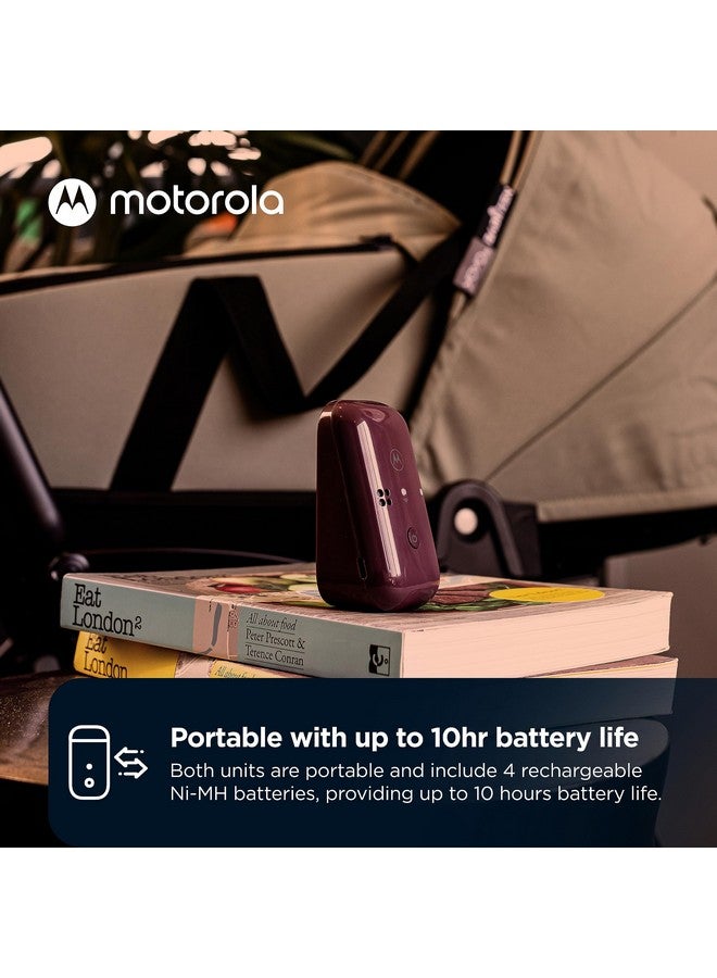 Motorola Nursery جهاز مراقبة الأطفال Motorola Nursery PIP12 الصوتي فقط، محمول مع بطاريات قابلة لإعادة الشحن، مدى 1500 قدم، مع حقيبة سفر مقاومة للماء - Image 3