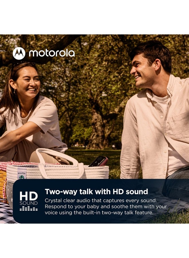 Motorola Nursery جهاز مراقبة الأطفال Motorola Nursery PIP12 الصوتي فقط، محمول مع بطاريات قابلة لإعادة الشحن، مدى 1500 قدم، مع حقيبة سفر مقاومة للماء - Image 4