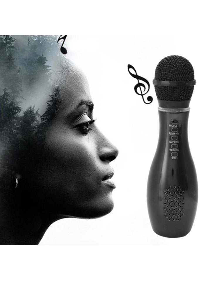 Generic Bowling Microphone for Kids & Adult Wireless Handheld Waterproof Karaoke Mic Magic Singing and Recording Speaker Machine for Party  - Image 4