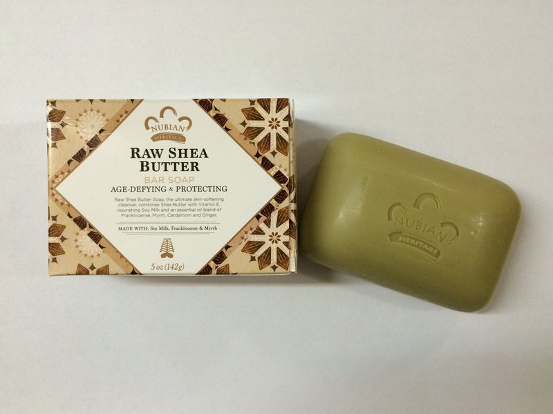 Nubian Heritage Nubian Heritage Raw Shea Butter Bar Soap 5 oz  Pack of 12