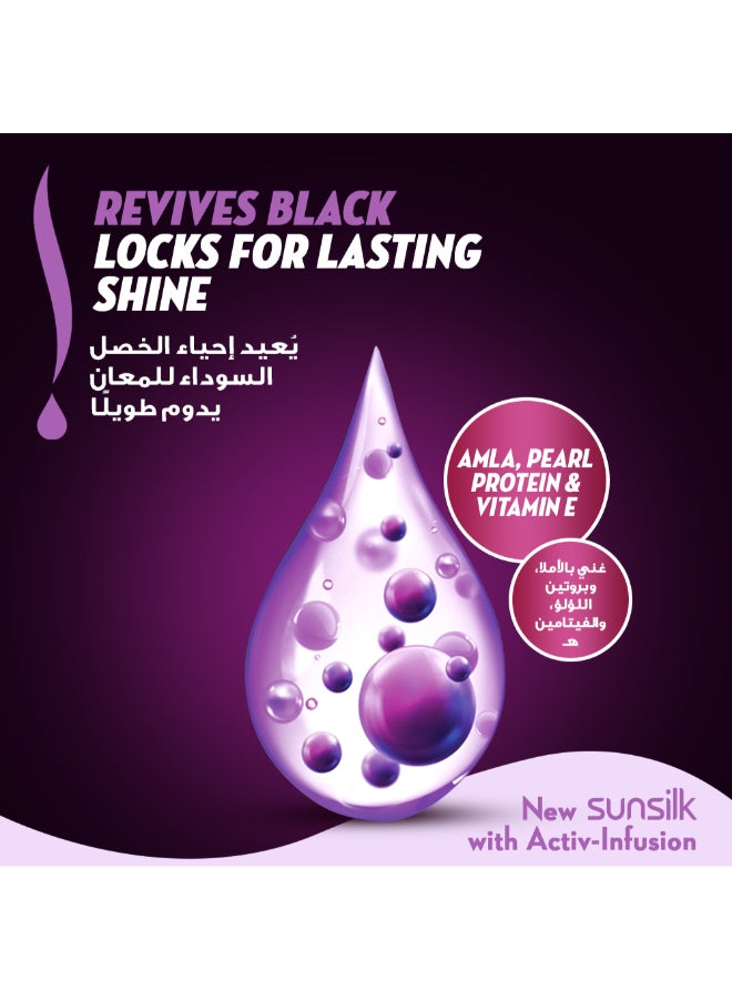 SUNSILK Shampoo, Black Shine, 700ml - Image 4