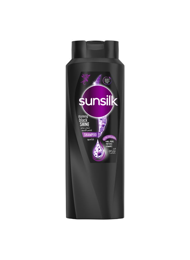SUNSILK Shampoo, Black Shine, 700ml - Image 1