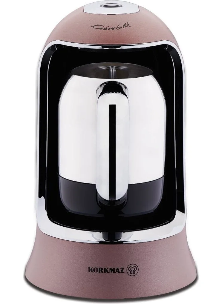 كوركماز A860-06 Kahvekolik Rosegold Chrome Automatic Coffee Machine