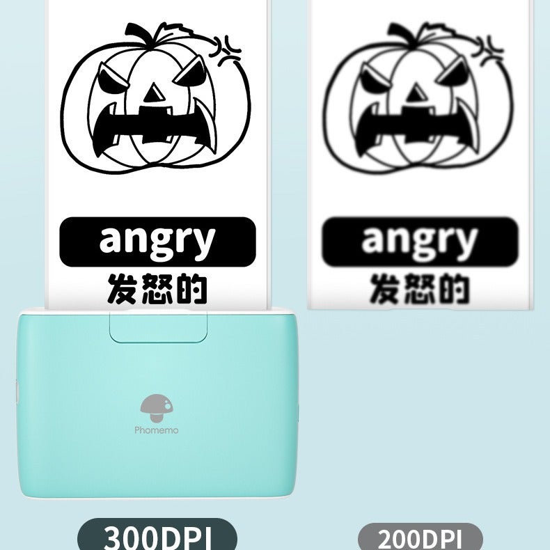 Phomemo M04S Overseas Thermal Mobile Phone Mini Label Printer Small Household Wrong Question Printer - Image 5